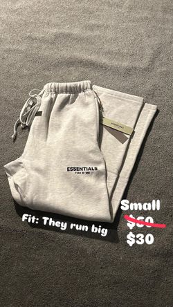 Fear of God ESSENTIALS Light Oatmeal Sweatpants