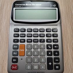 Construction Master Pro Calculator 