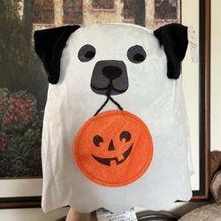 Ghost Dog Pillow