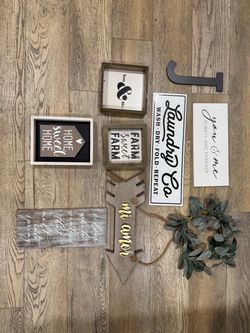 Farmhouse Home Decor Signs Bundle