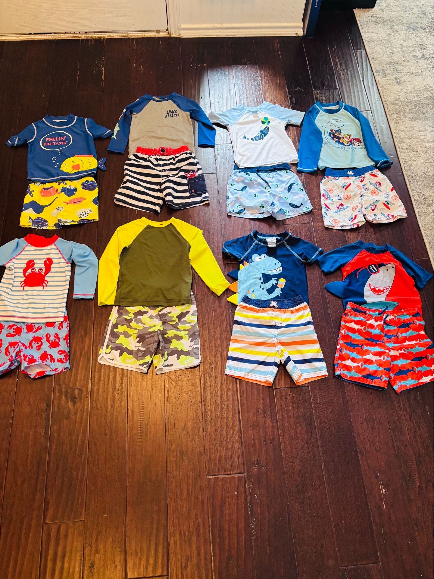 Size 3T boys bathing suits