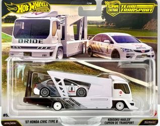 Hot Wheels Premium Team Transport '07 Honda Civic Type R
