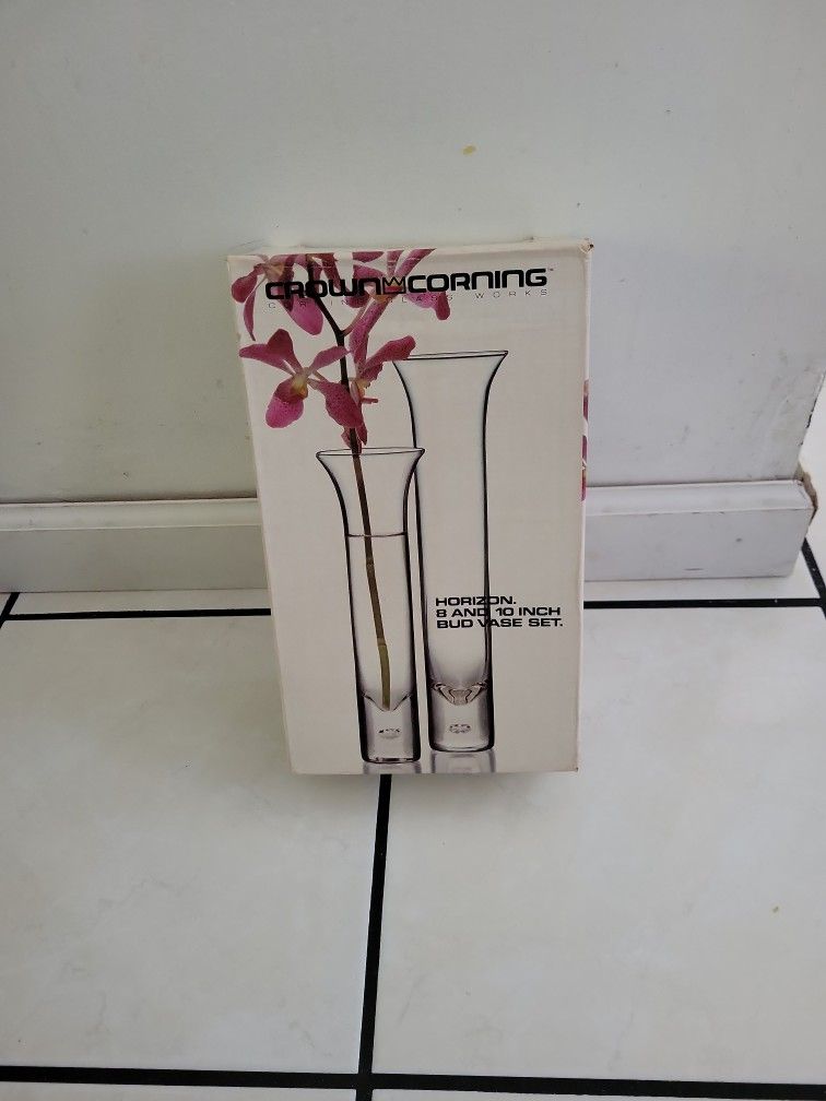 Crown Corning Vases