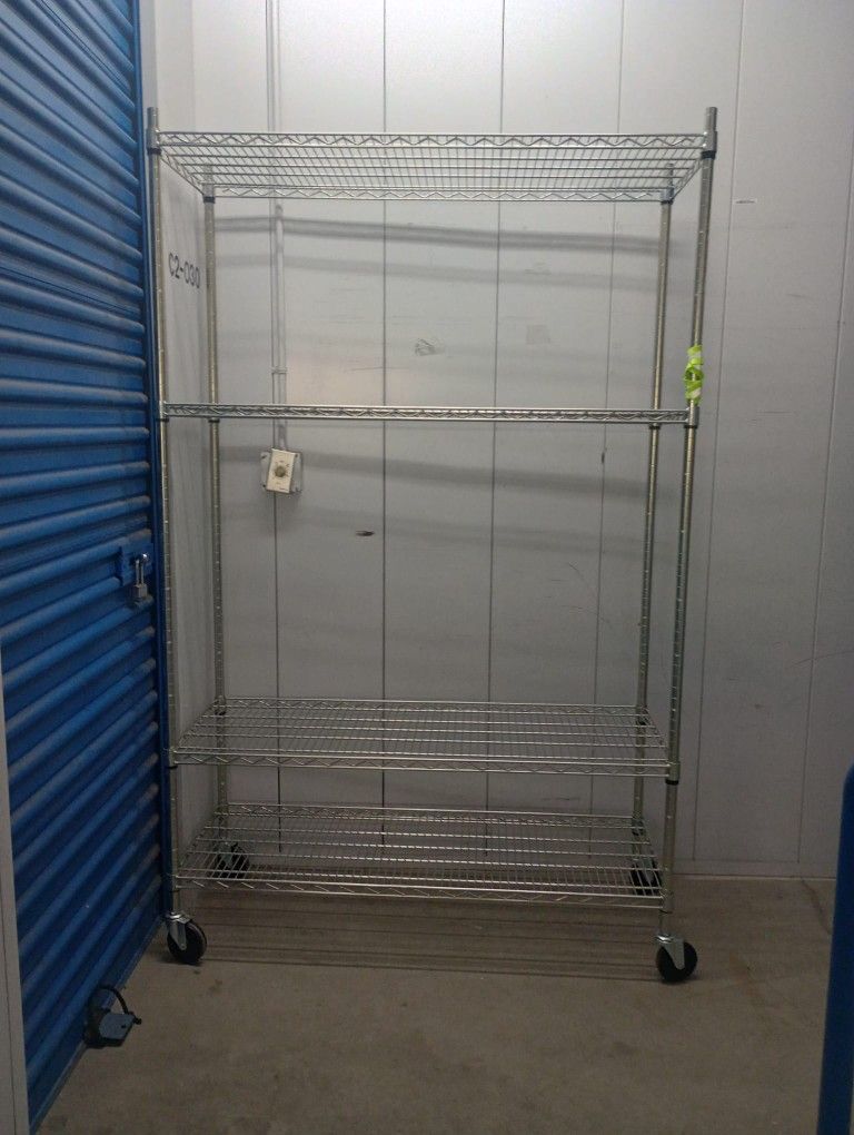 Metal Wire Rack Restaurant Quality 6ft By 4ft By 18