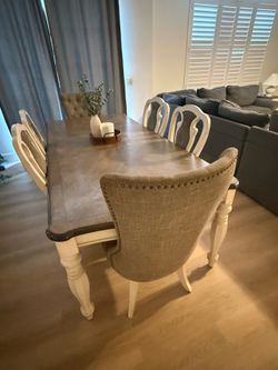 Dinning room table and cabinet