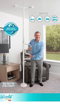 Mobility assisting pole