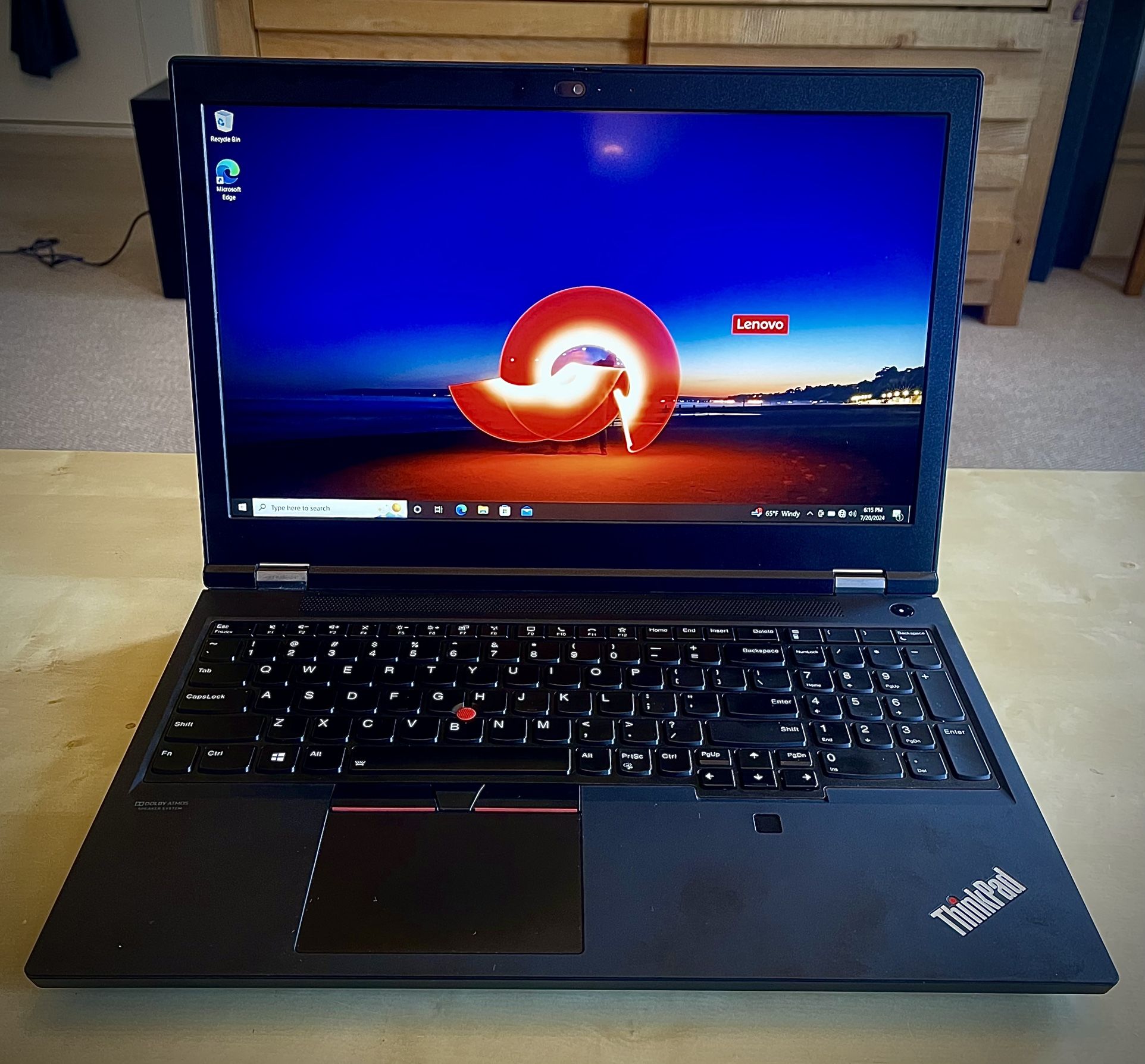 Lenovo 15.6” Thinkpad P15 Gen 2 64GB RAM 2TB SSD 11th Gen i7 8 Core