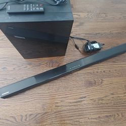  Samsung Wireless Soundbar with Wireless Subwoofer (Black)