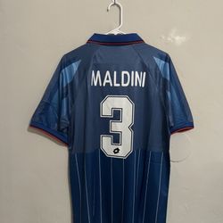 AC Milan 1995-96 4th Maldini Jersey (medium Large XL)