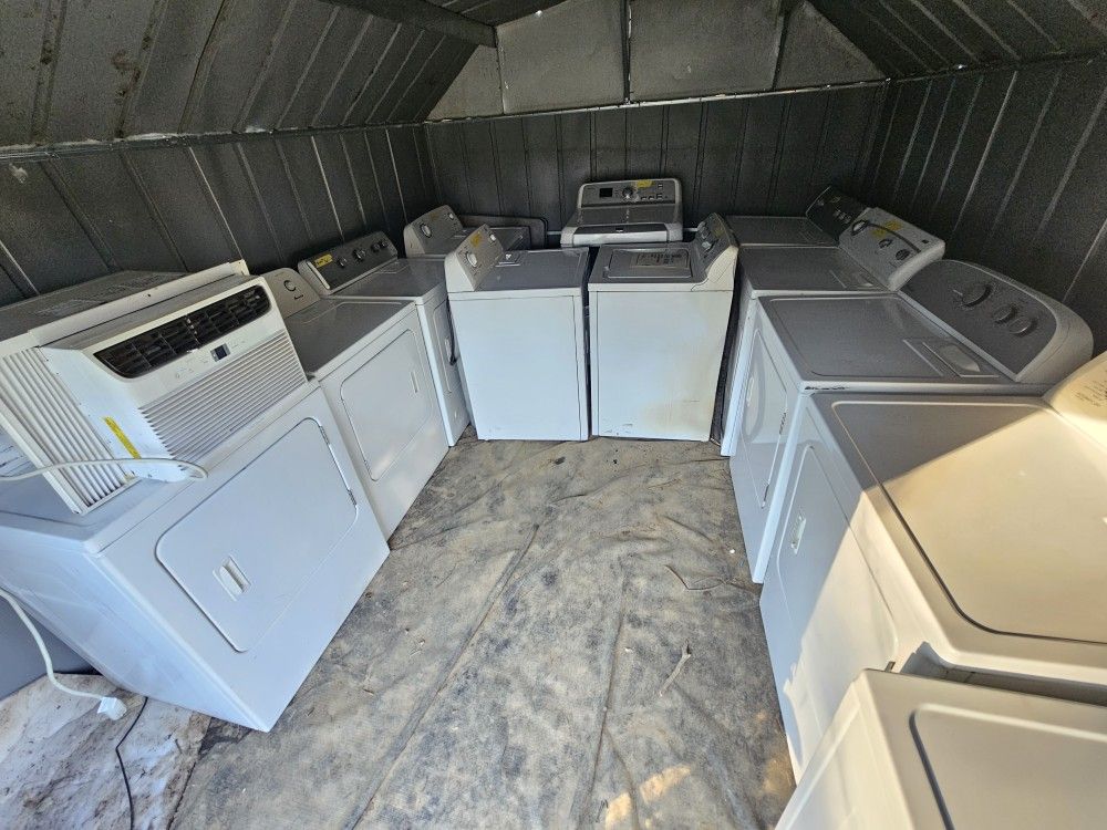 Refurbished Washers And Dryers Starting At $100 Each And Up