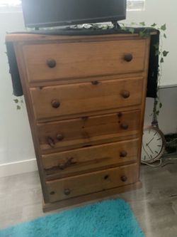 Wood dresser