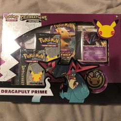Celebrations Dragapult Prime Collection - Pokemon - New - Sealed