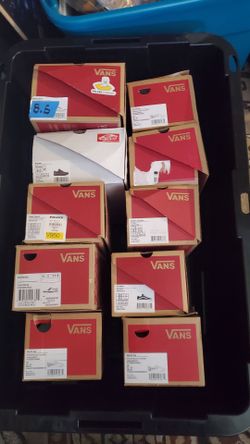 Lot of 10 random new and used Van's & other brands  all for $100