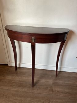 Vintage Ethan Allen Demilune Table