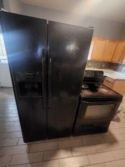 Frigidaire Fridge and Electric Stove