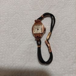 Larman Rosegold 7 Jewel Ladies Watch 