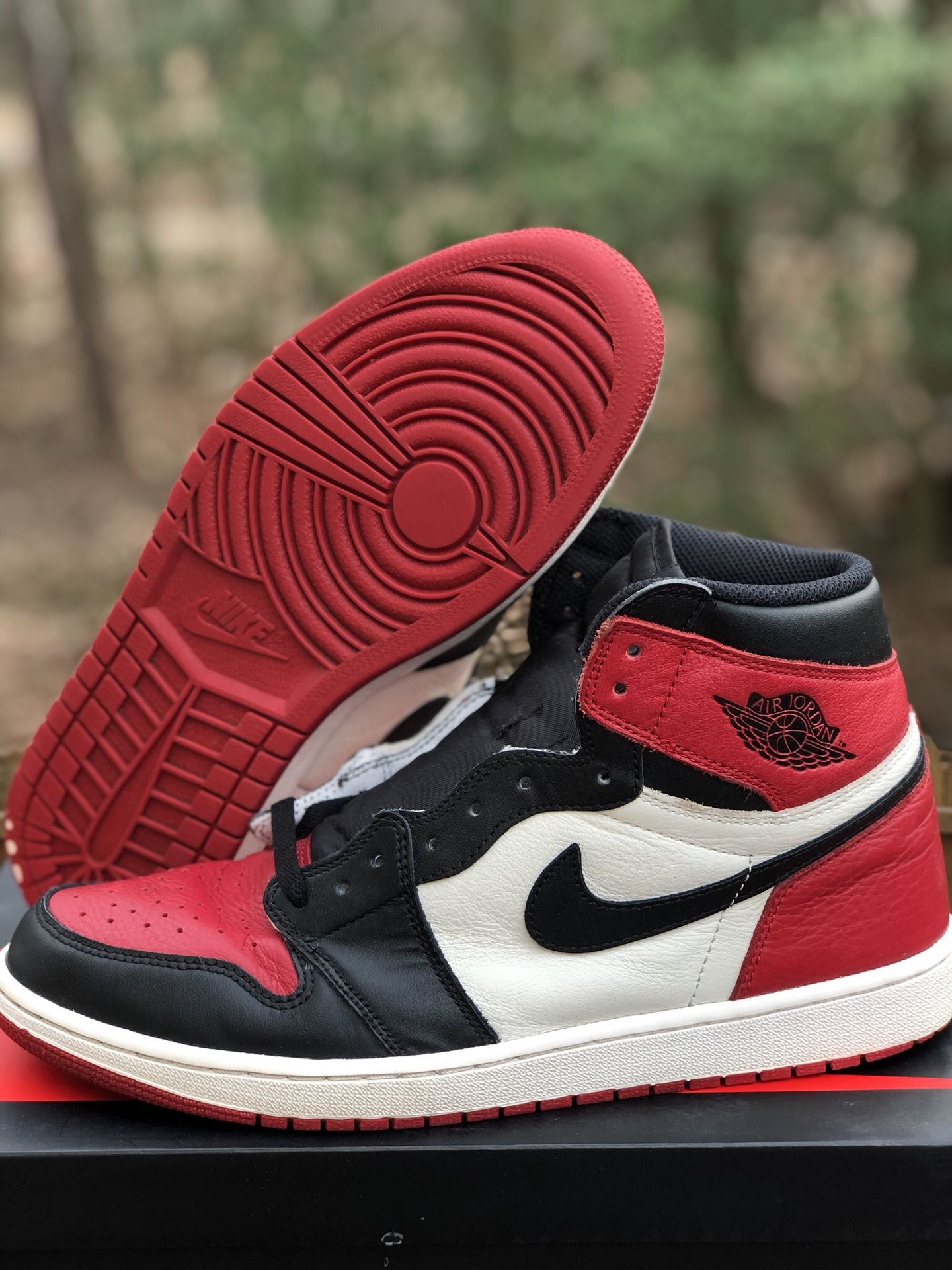 Jordan 1 Bred Toe size 12