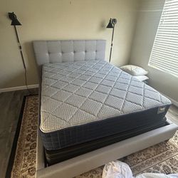 Queen Size Bed Frame With Mattress And Box Spring