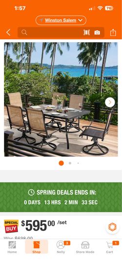 Outdoor dining set