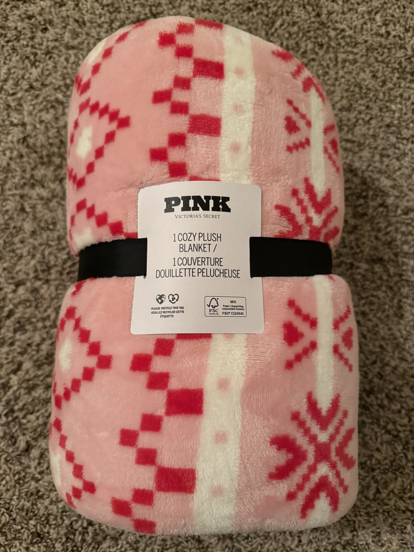 Victoria Secrets PINK Plush Blanket Brand New
