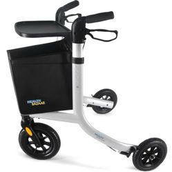 “New”3 Wheel Foldable Rollator Walker W/brakes(retail$159)