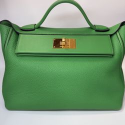 Hermes Capucine Green 25 Handbag