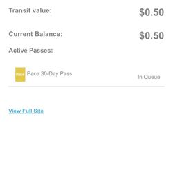 Pace 30 Day Pass 
