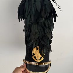 Military Style Feather Helmet – Ceremonial / Vintage Look 🔥 Casco ceremonial militar con plumas – estilo vintage 🔥