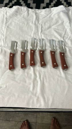 Set of 6 Stainless Steel Cheese Knives