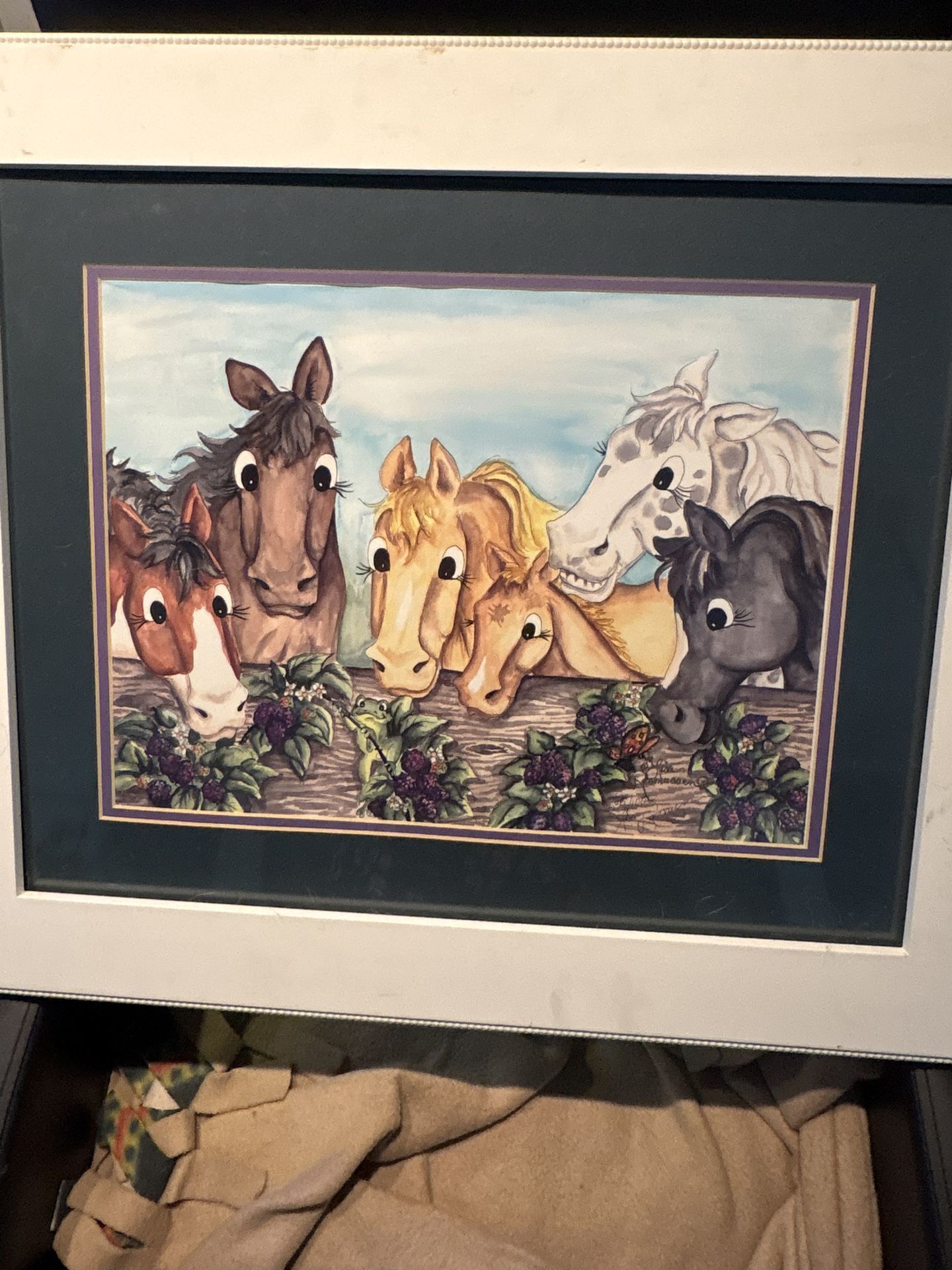Lisa Rammussen Print With Double Autographed
