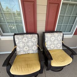 Outdoor Patio Swivel chairs -2