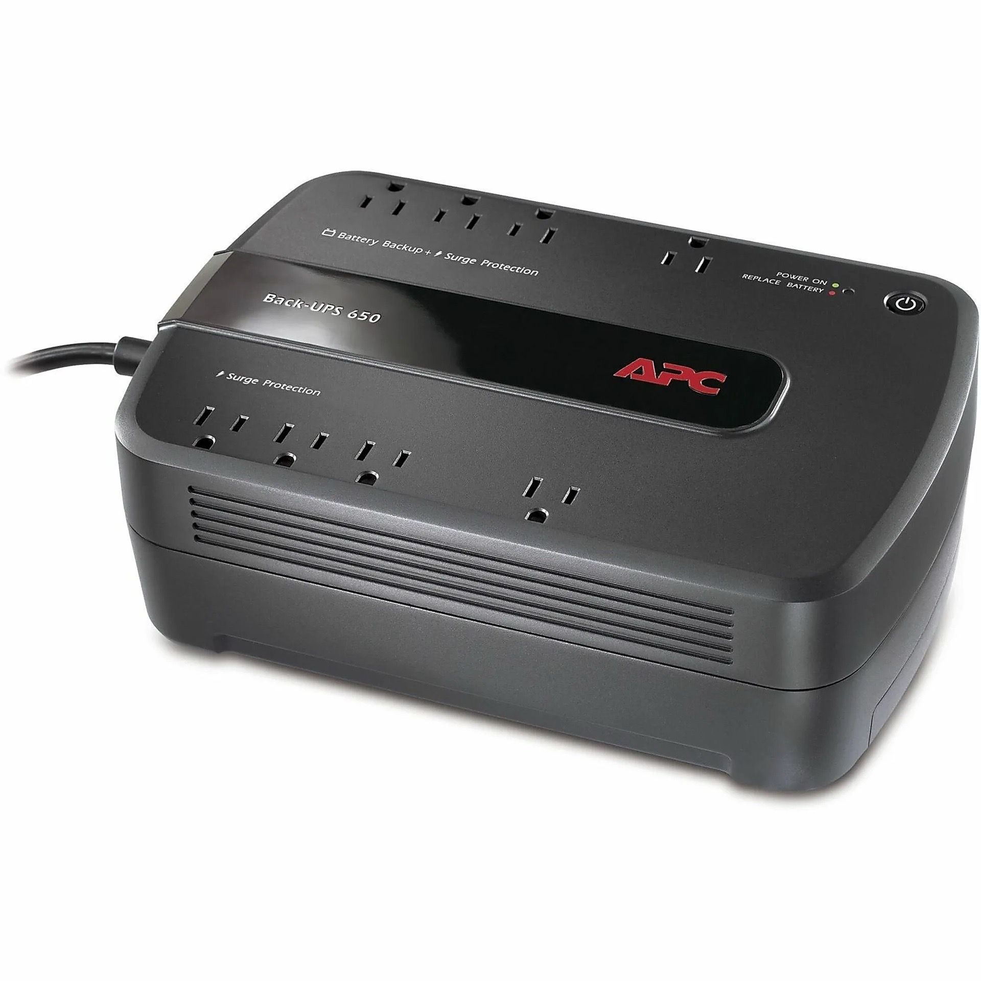 APC® Back-UPS® ES 650VA Battery Backup, Black