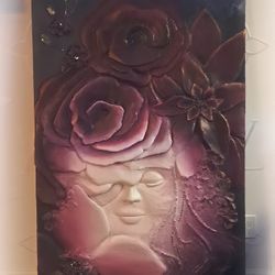 Original Sculpture Painting -handmade