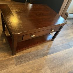 Solid Wood Coffee Table 