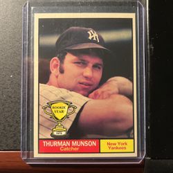 Thurman Munson ‘69, ‘70 Yankees MC Rookie Star Series