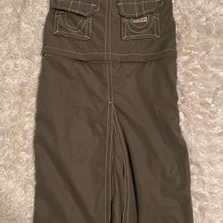 True Religion Convertible Sadie Maxi Cargo Skirt