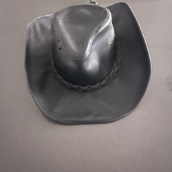 Vintage Hand Made Premium Leather Cowboy Hat