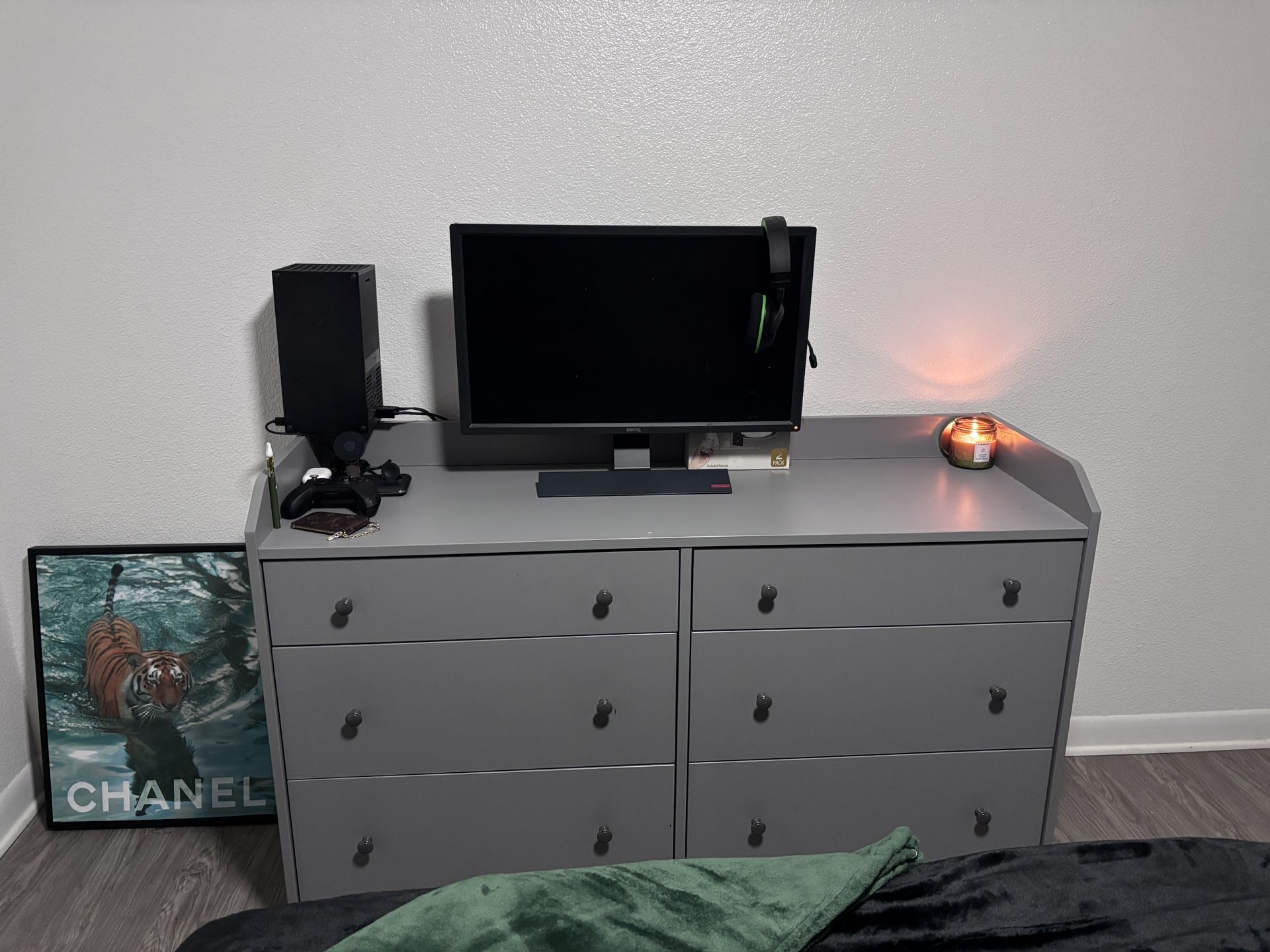 Grey 6 Drawer Dresser