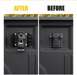 Retractable Ratchet Straps Compatible with 2015-2025 2026 Ford F150 Retracting Straps 2PCS Auto Retract Securing Strap Tie Down System for 2025 F150 A