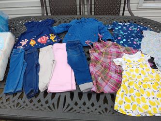Girls clothes size 12 months to 24 months in good condition