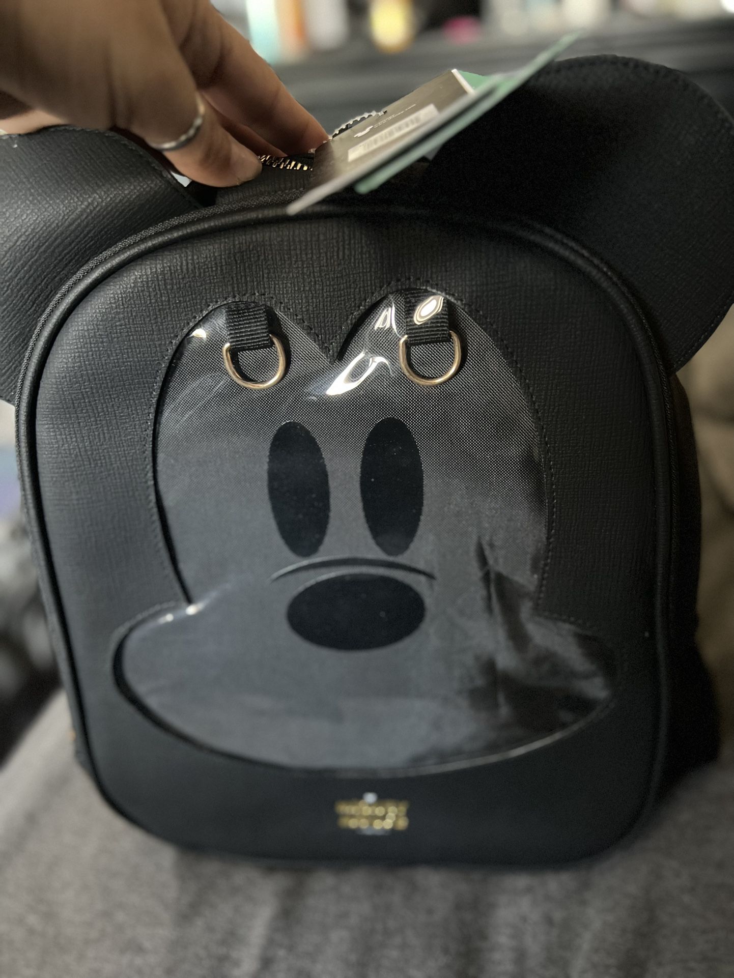 Disney Mickey Mouse Pin Collector bag.