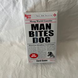 Man Bites Dog Card Game University Games Travel Edition New Sealed