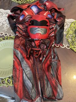 Size Small Red Power Ranger Costume Kids