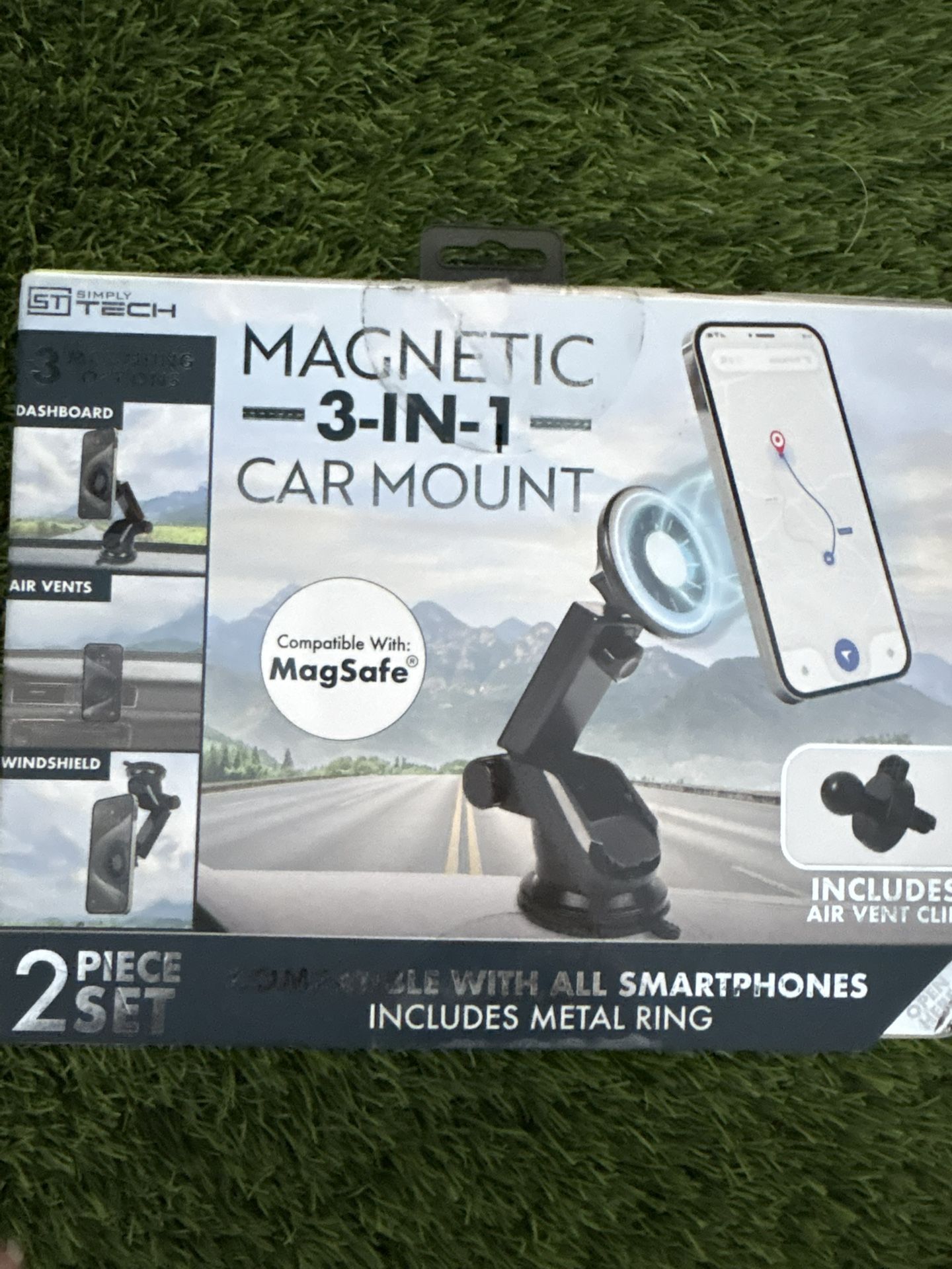 Simply Tech MagSafe Magnetic 3-in-1 Car Mount