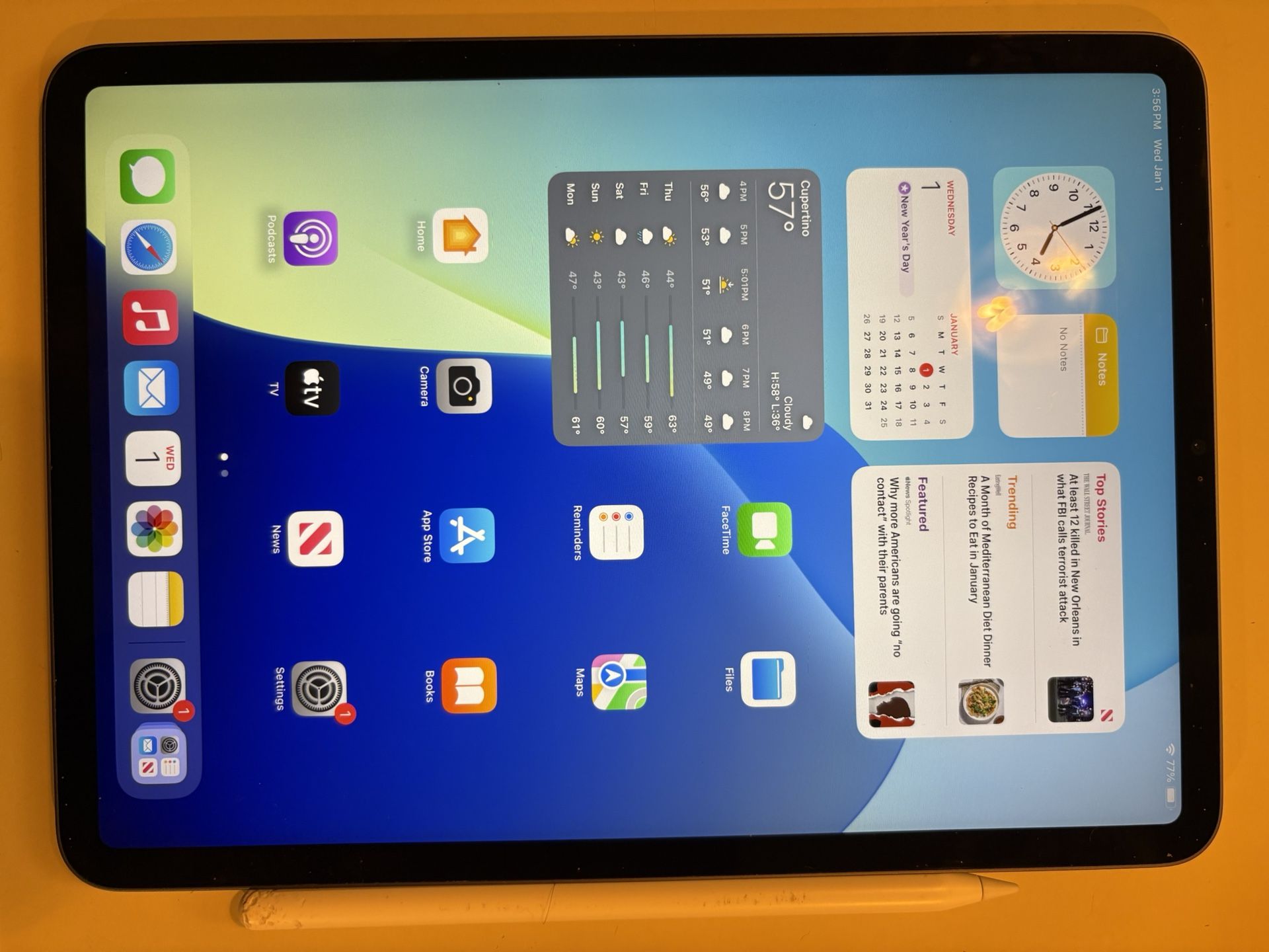 iPad Pro 3rd Gen 11 Inch 128G Space Grey With Apple Pencil 