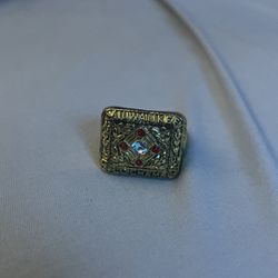 Hank Arron 1957 Bruins World Series Champions Replica Ring