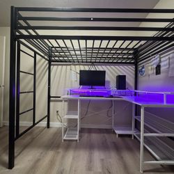 Twin Bunk Bed Frame (space saver)