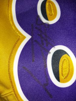 MVP Lamar Jackson #8 signed Autograph Jersey