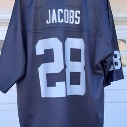 Las Vegas Raiders Josh Jacob's Jersey #28 NFL Football Pro Line Men's Size XL