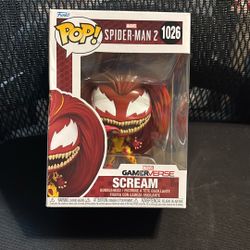 Scream Spider Man Funko  Pop